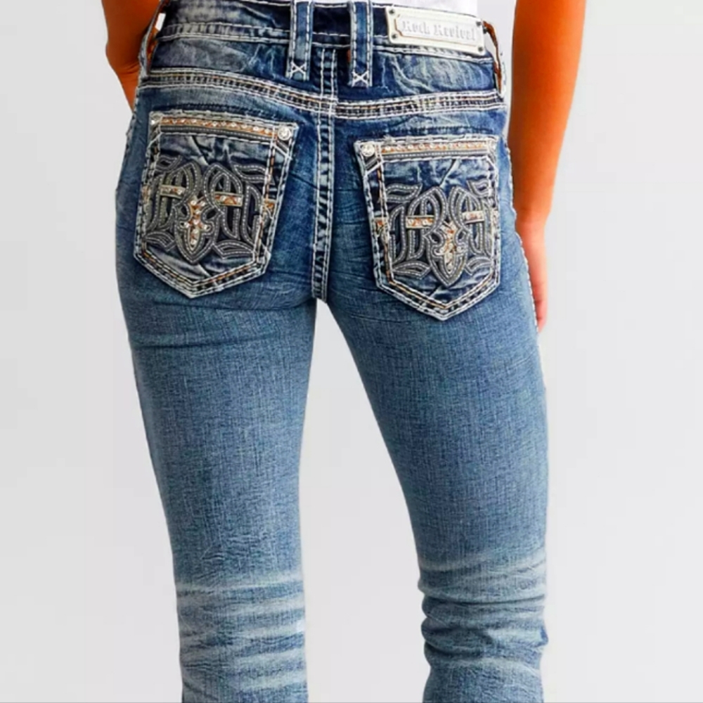 BRSND NEW WITH TAGS Rock Revival Rosalie Jeans